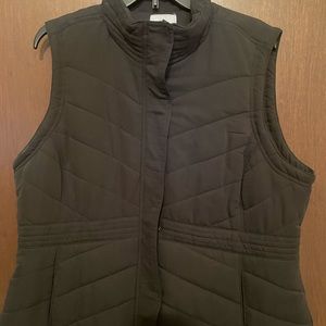 NWT Dark Grey soft quilted vest.